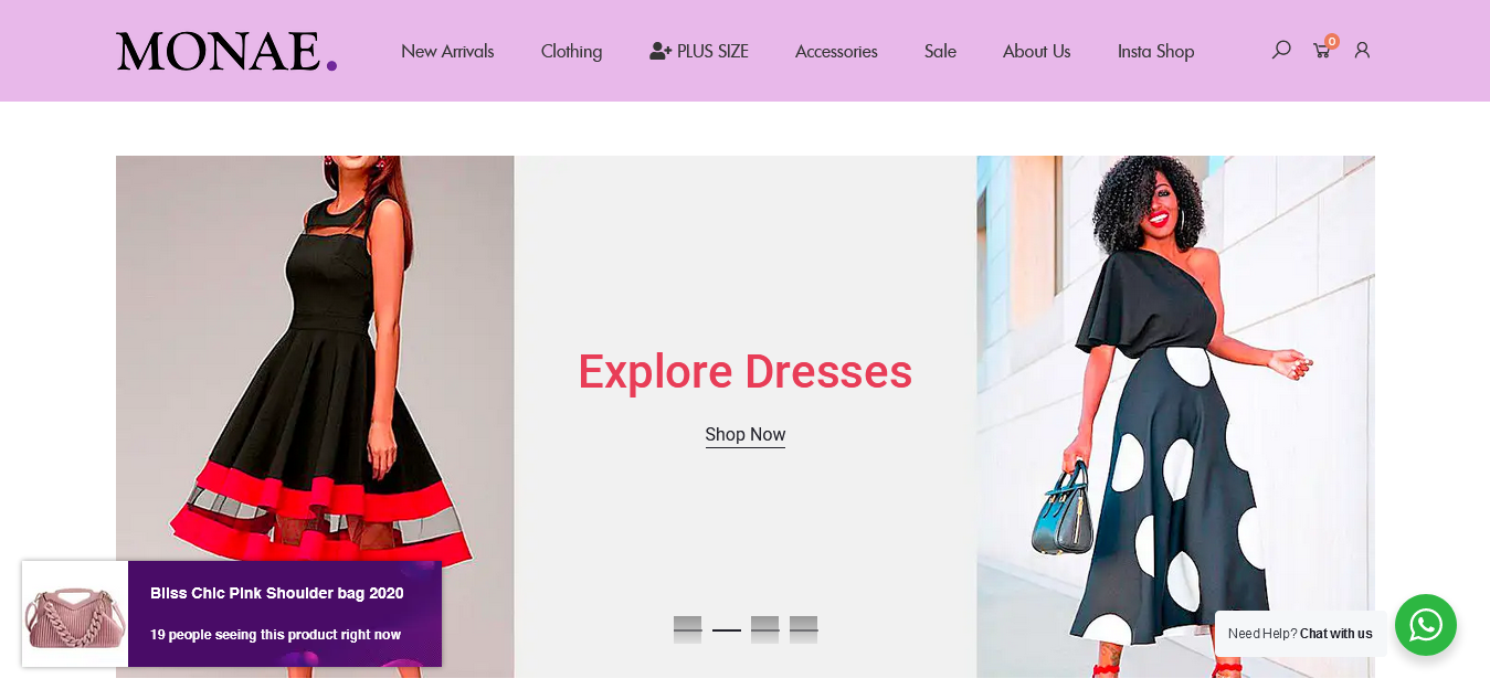 Monae Online Fashion Store