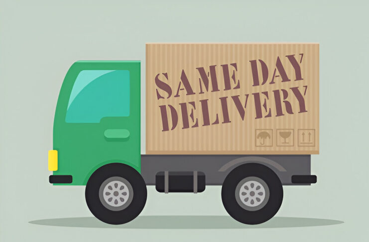 Same day delivery van